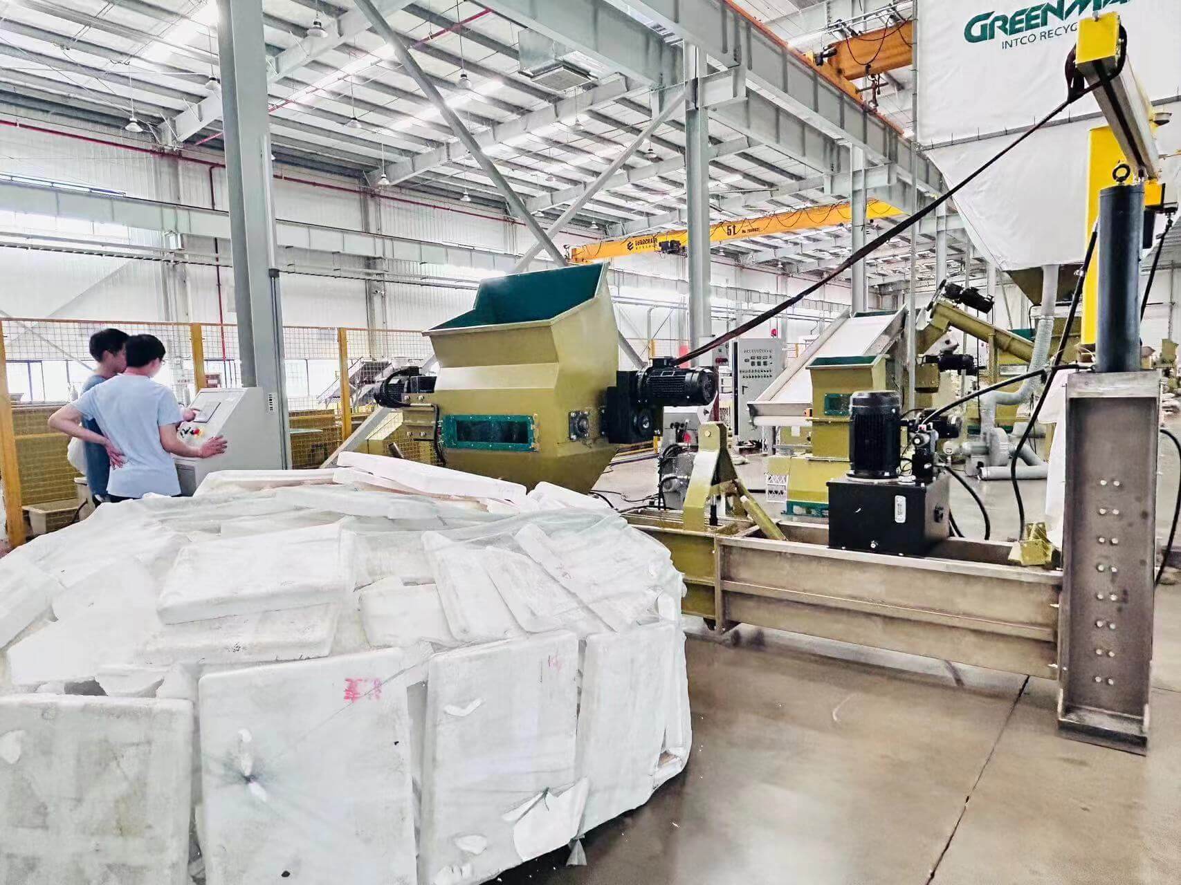 trituratore per polistirolo