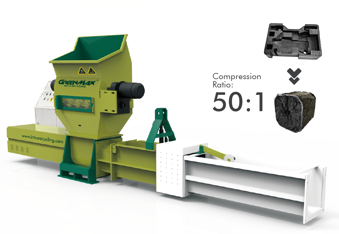 GREENMAX Kompaktor EPP zwiększa wykorzystanie materiałów z recyklingu